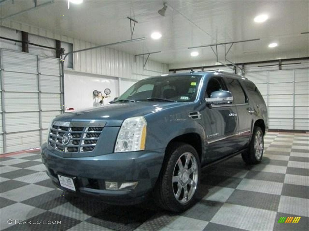 Stealth Gray 2008 Cadillac Escalade Standard Escalade Model Exterior Photo #77904055
