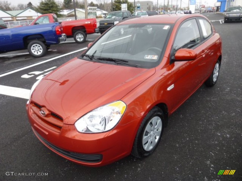 Tango Red 2010 Hyundai Accent GS 3 Door Exterior Photo #77904058