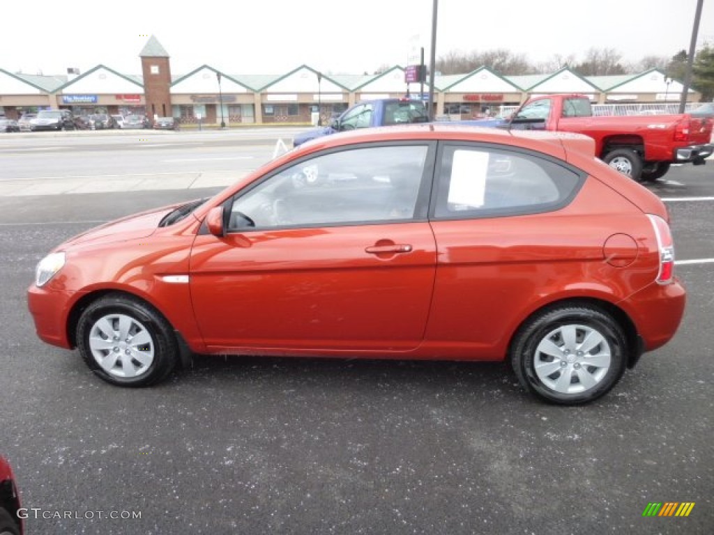 Tango Red 2010 Hyundai Accent GS 3 Door Exterior Photo #77904064