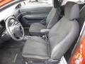 2010 Hyundai Accent Black Interior Front Seat Photo