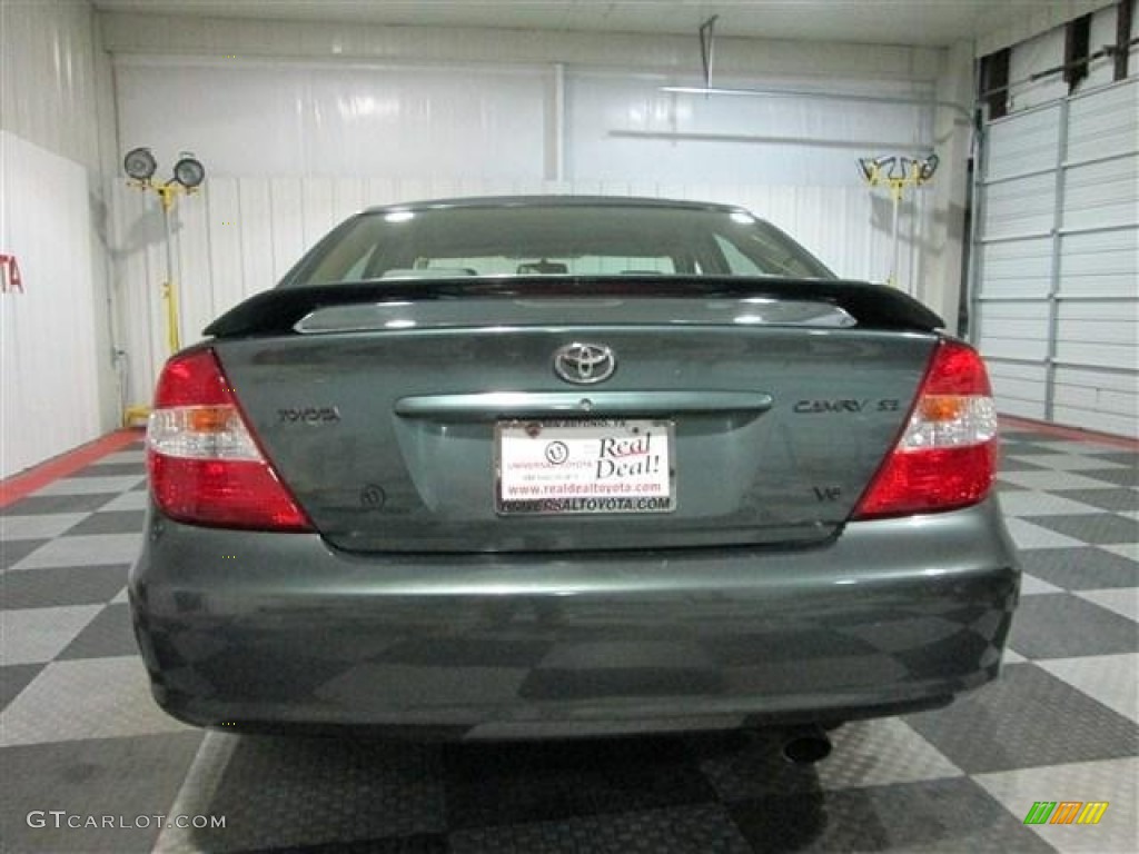 2003 Camry SE V6 - Aspen Green Pearl / Taupe photo #6
