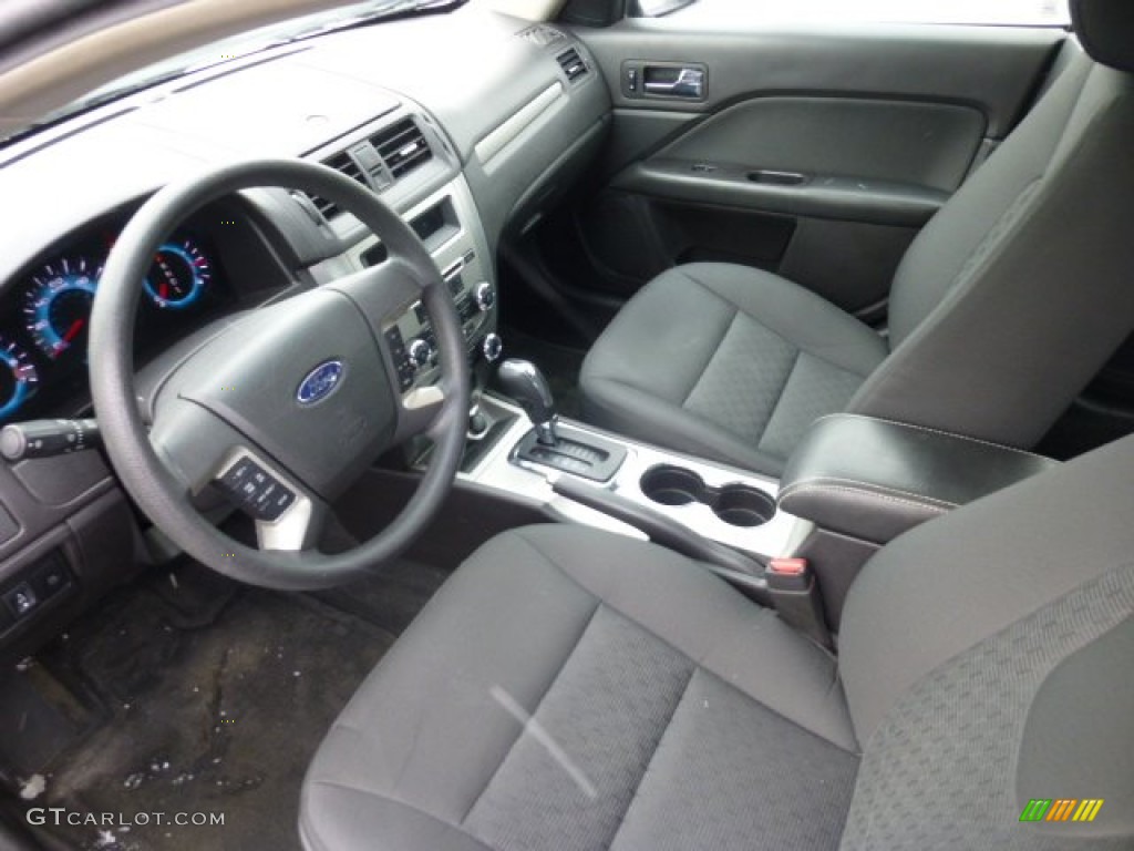 Charcoal Black Interior 2011 Ford Fusion SE Photo #77905267