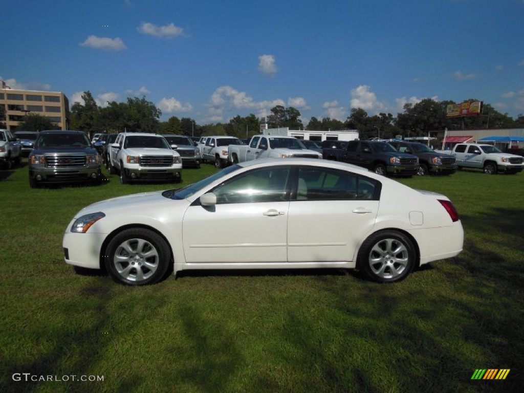 Winter Frost Pearl 2007 Nissan Maxima 3.5 SL Exterior Photo #77905665