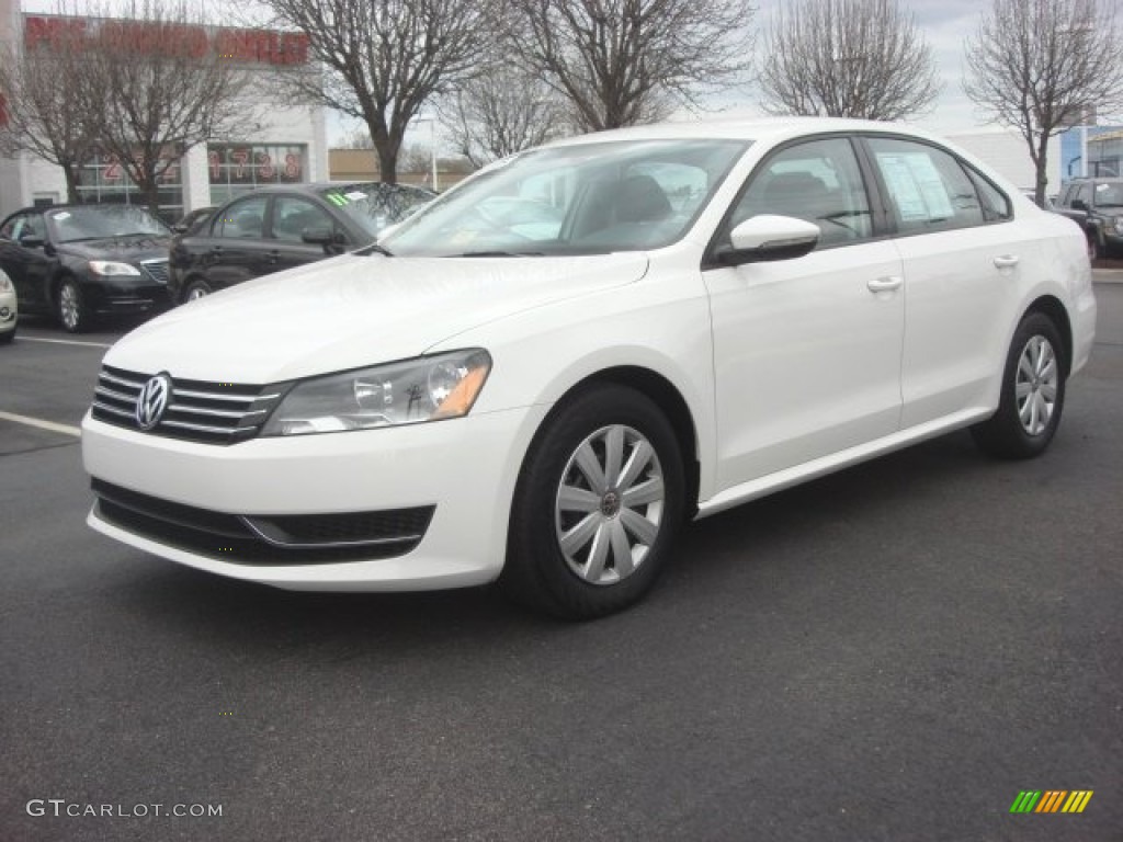 Candy White 2012 Volkswagen Passat 2.5L S Exterior Photo #77905795