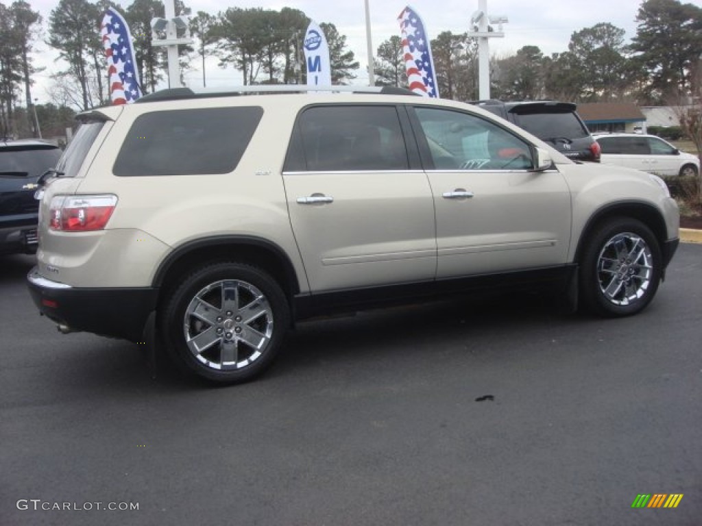 Gold Mist Metallic 2010 GMC Acadia SLT AWD Exterior Photo #77906109