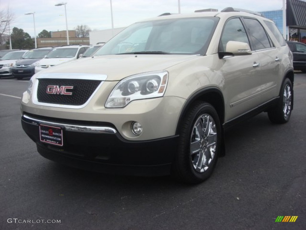 2010 Acadia SLT AWD - Gold Mist Metallic / Cashmere photo #10