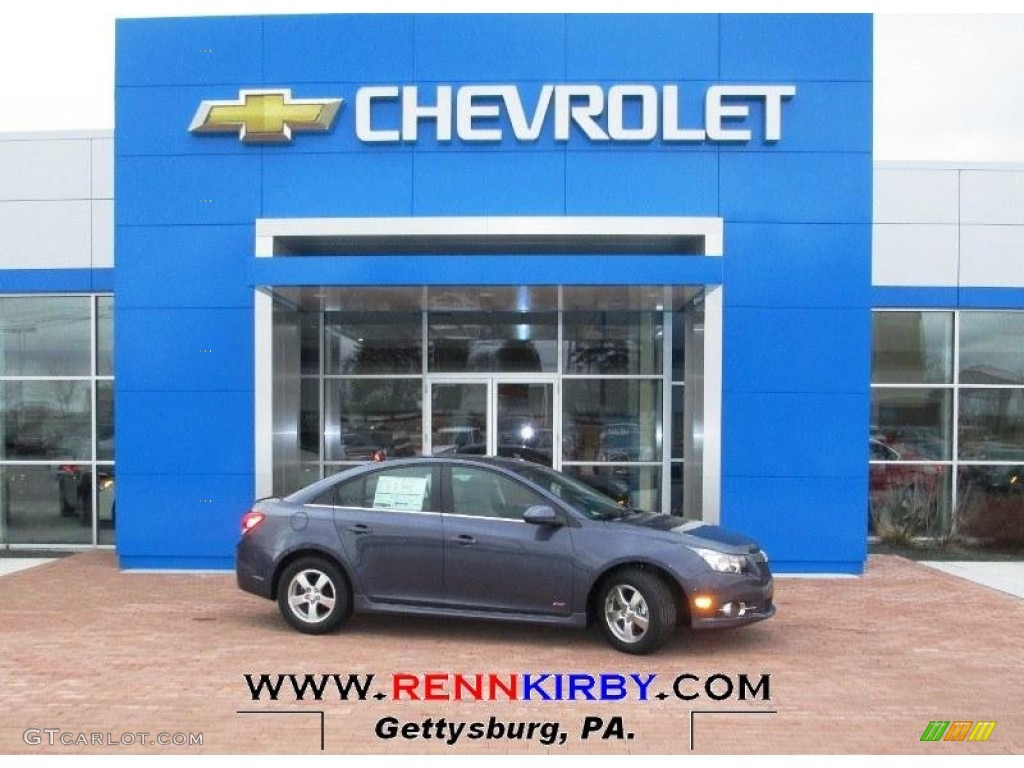 2013 Cruze LT/RS - Atlantis Blue Metallic / Medium Titanium photo #1