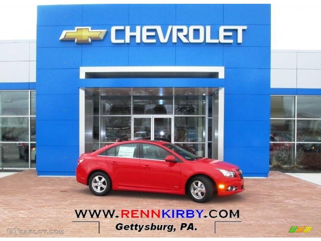 2013 Cruze LT/RS - Victory Red / Medium Titanium photo #1
