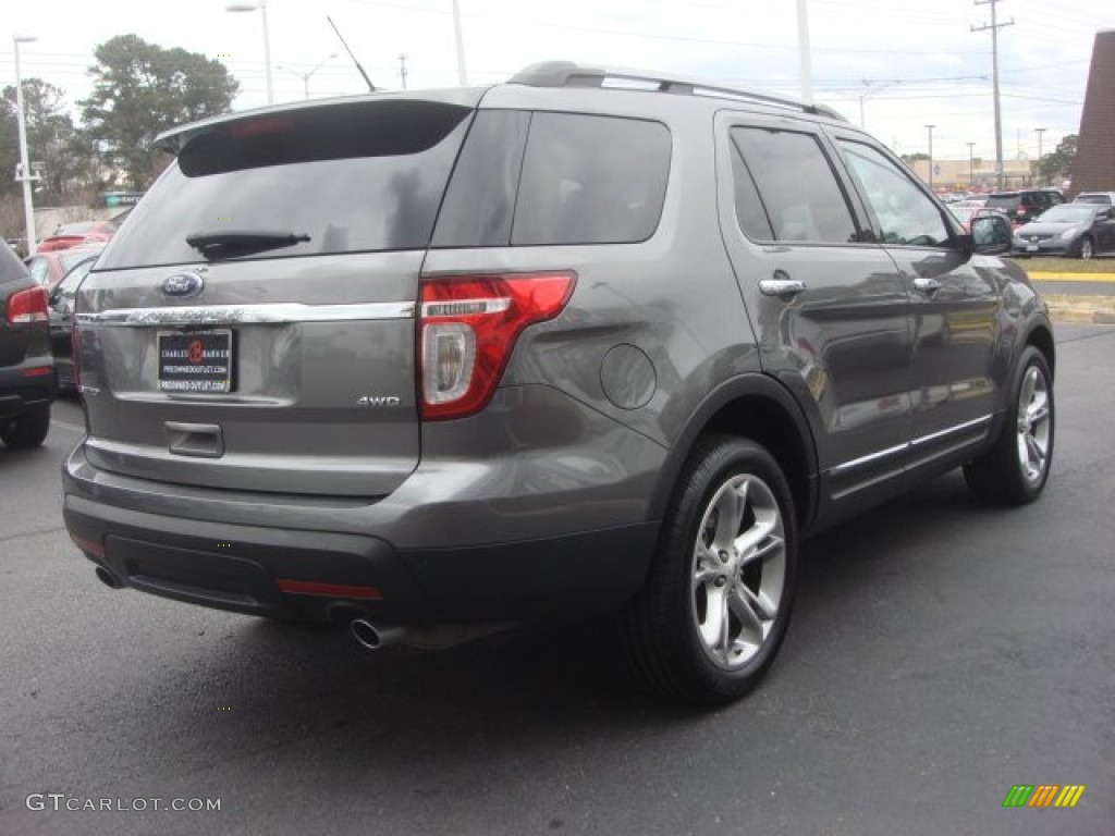 2013 Explorer Limited 4WD - Sterling Gray Metallic / Charcoal Black photo #5