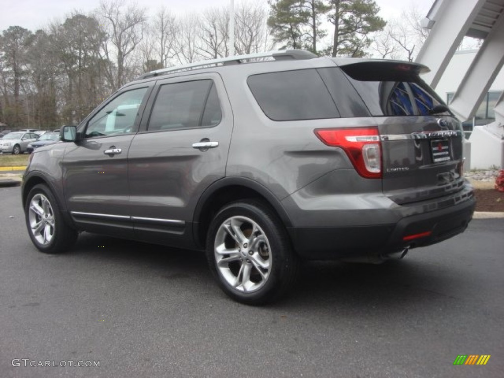 2013 Explorer Limited 4WD - Sterling Gray Metallic / Charcoal Black photo #7