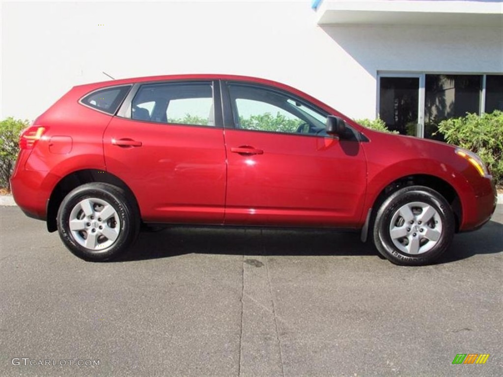 Venom Red 2009 Nissan Rogue S Exterior Photo #77907571