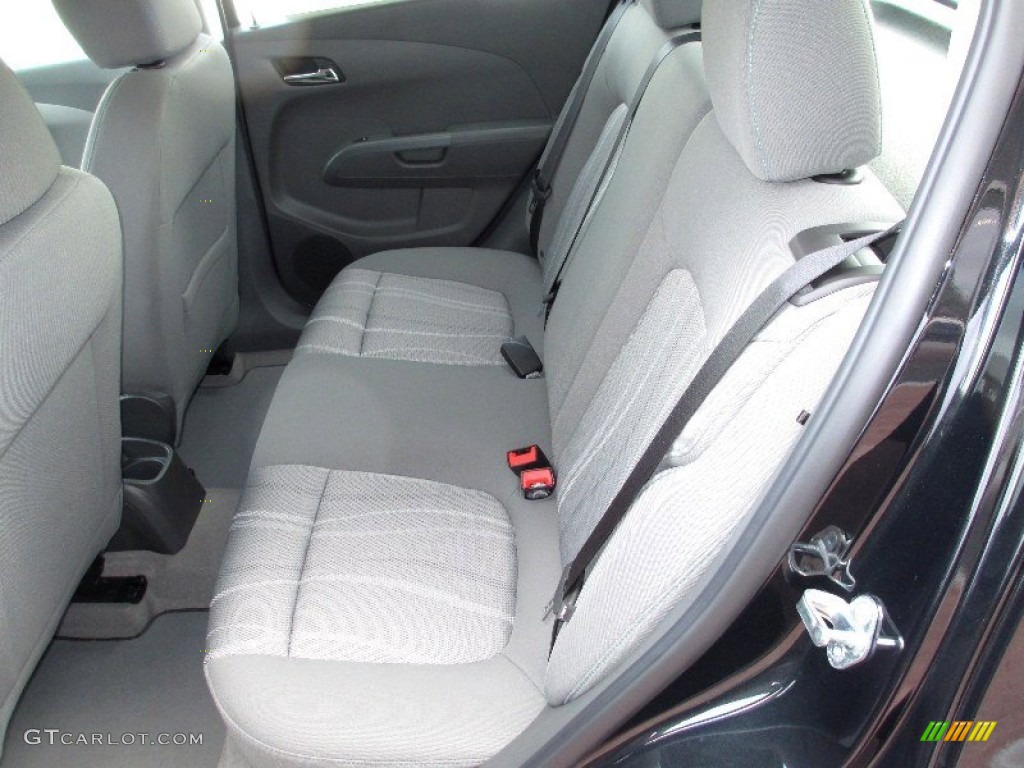 Dark Pewter/Dark Titanium Interior 2013 Chevrolet Sonic LT Hatch Photo #77907610