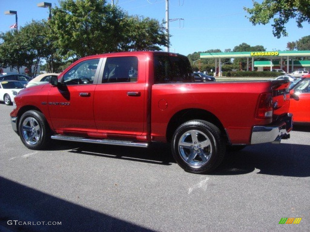 Deep Cherry Red Crystal Pearl 2011 Dodge Ram 1500 Big Horn Crew Cab 4x4 Exterior Photo #77907967