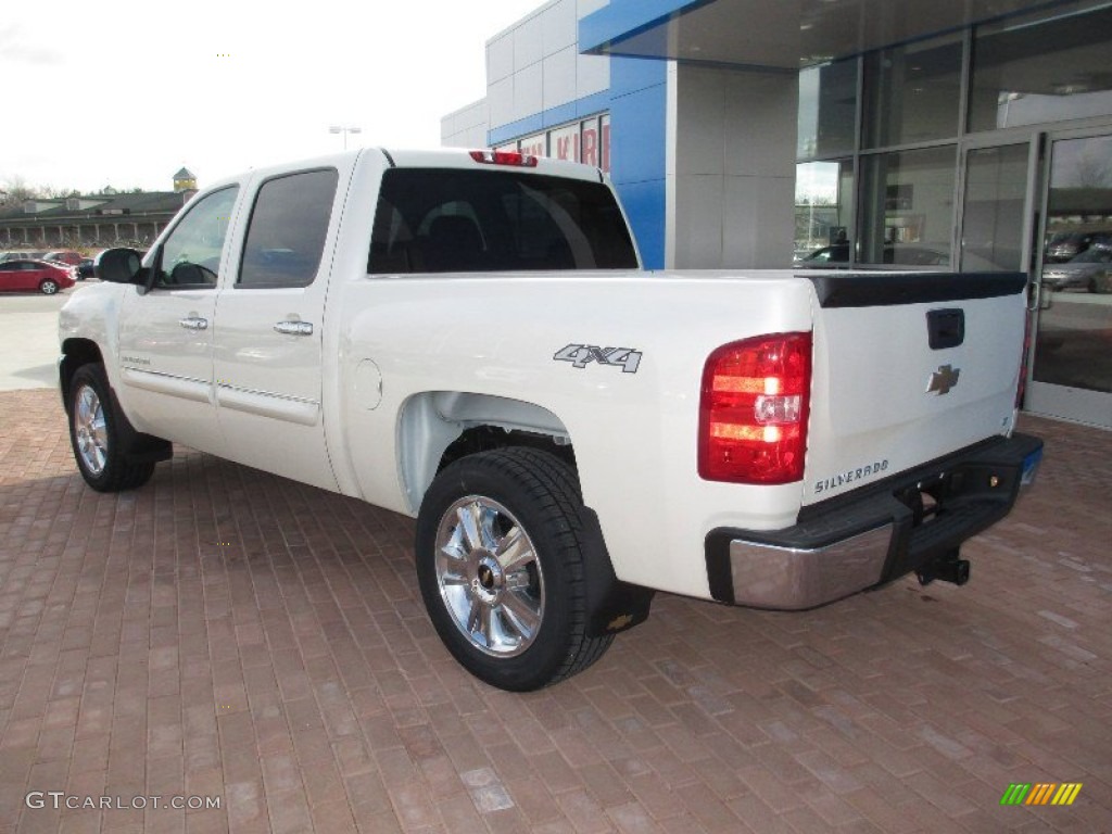 2013 Silverado 1500 LT Crew Cab 4x4 - White Diamond Tricoat / Ebony photo #2