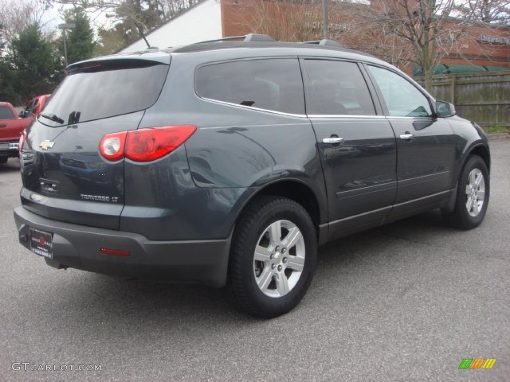 2011 Traverse LT - Cyber Gray Metallic / Ebony/Ebony photo #4