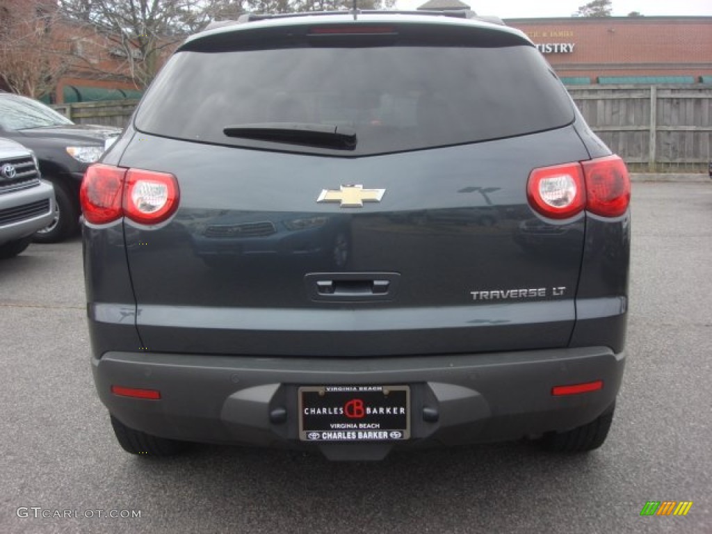 2011 Traverse LT - Cyber Gray Metallic / Ebony/Ebony photo #5