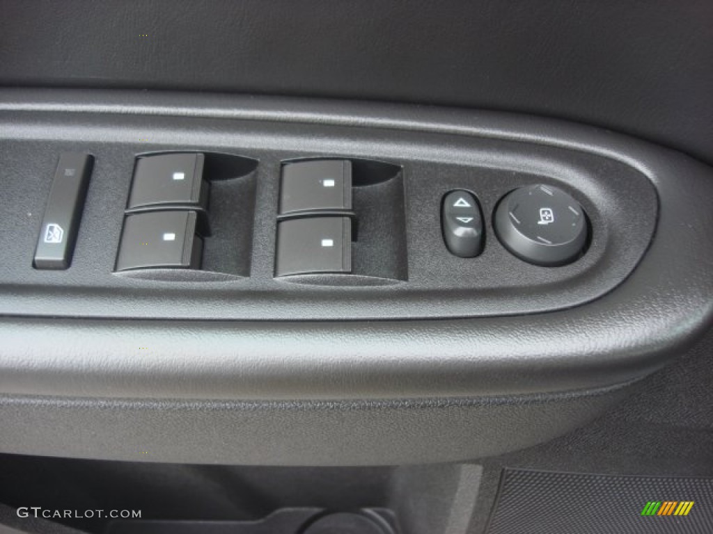 2011 Traverse LT - Cyber Gray Metallic / Ebony/Ebony photo #18