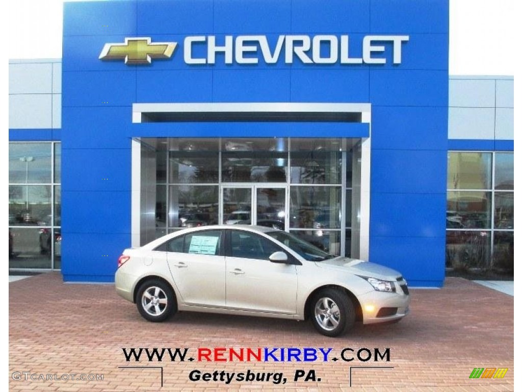 2013 Cruze LT - Champagne Silver Metallic / Jet Black photo #1
