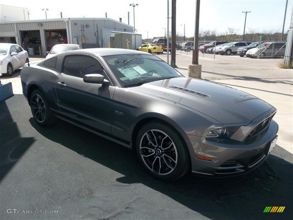 Sterling Gray 2014 Ford Mustang GT Premium Coupe Exterior Photo #77909692