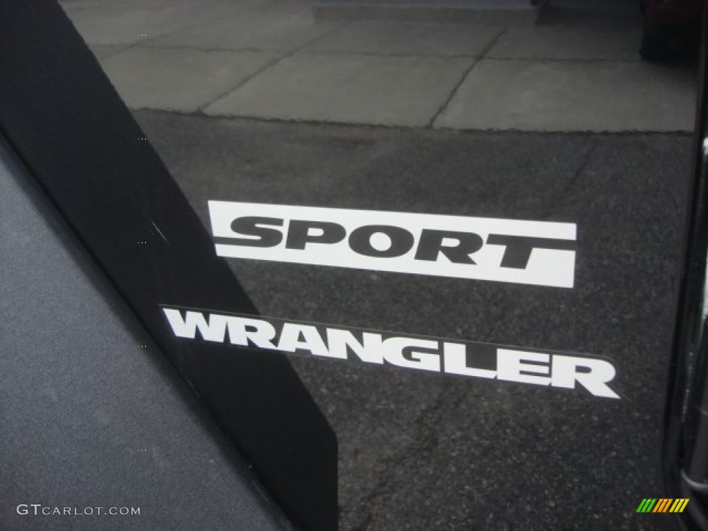 2012 Jeep Wrangler Sport 4x4 Marks and Logos Photo #77910166