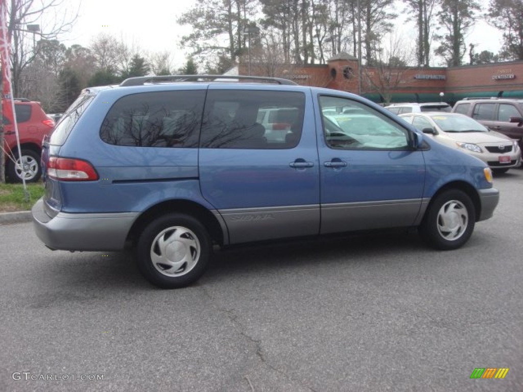 2003 Sienna XLE - Denim Blue Pearl / Gray photo #3