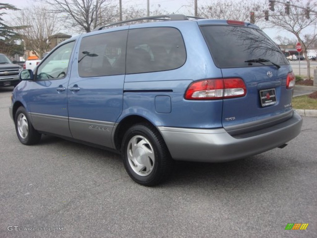 2003 Sienna XLE - Denim Blue Pearl / Gray photo #6