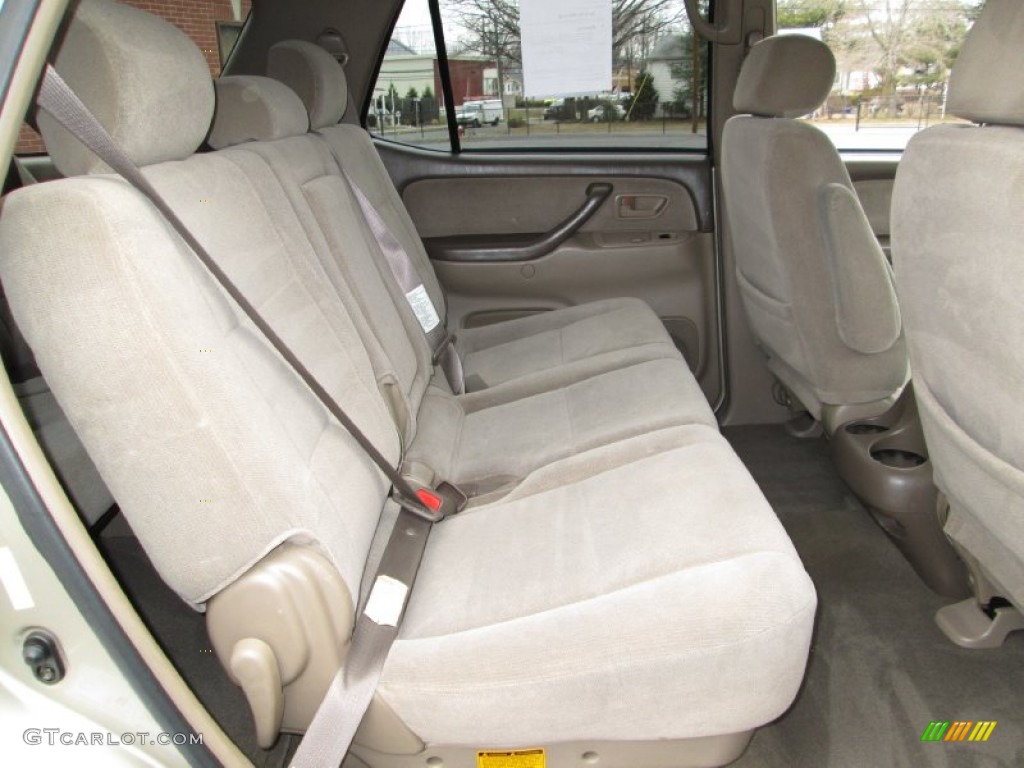 2004 Toyota Sequoia SR5 4x4 Rear Seat Photo #77910328