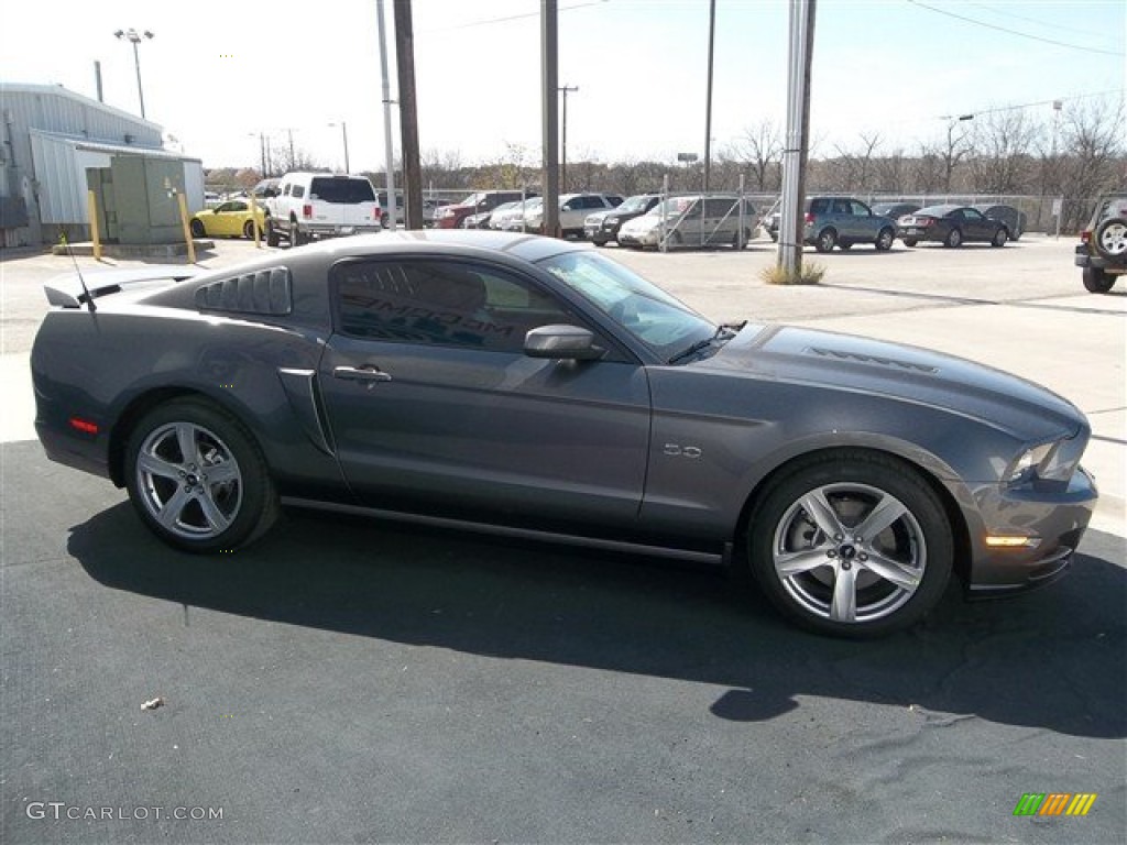 Sterling Gray 2014 Ford Mustang GT Premium Coupe Exterior Photo #77910370