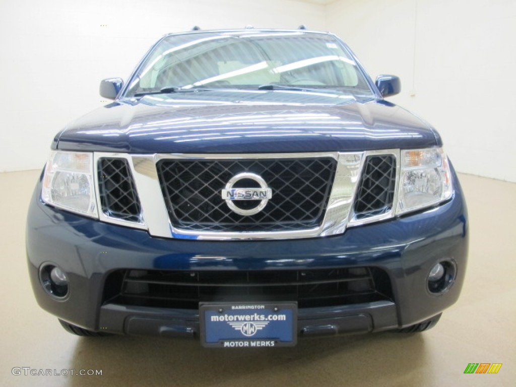 2008 Pathfinder SE V8 4x4 - Majestic Blue / Cafe Latte photo #2