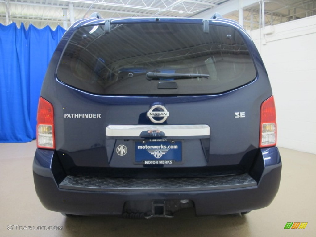 2008 Pathfinder SE V8 4x4 - Majestic Blue / Cafe Latte photo #6