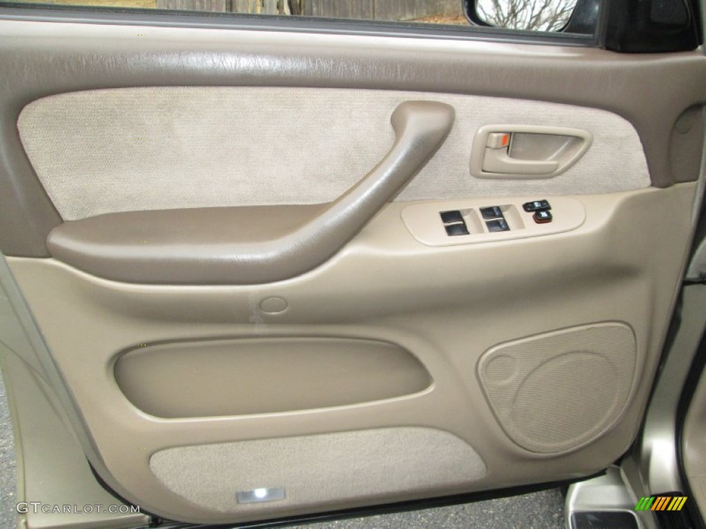 2004 Toyota Sequoia SR5 4x4 Oak Door Panel Photo #77910512