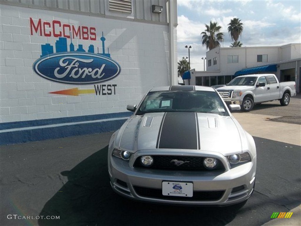 2014 Mustang GT Premium Coupe - Ingot Silver / Charcoal Black photo #1