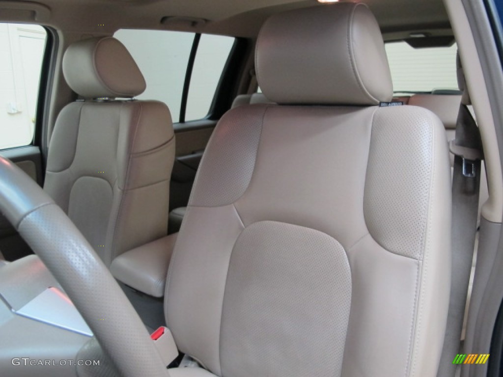 2008 Pathfinder SE V8 4x4 - Majestic Blue / Cafe Latte photo #16