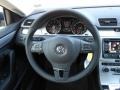 Black 2013 Volkswagen CC Sport Plus Steering Wheel