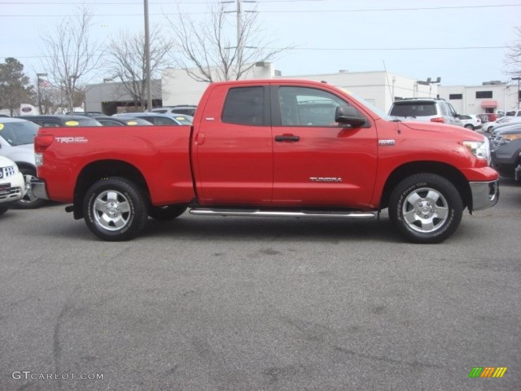 2011 Tundra TRD Double Cab 4x4 - Radiant Red / Graphite Gray photo #3