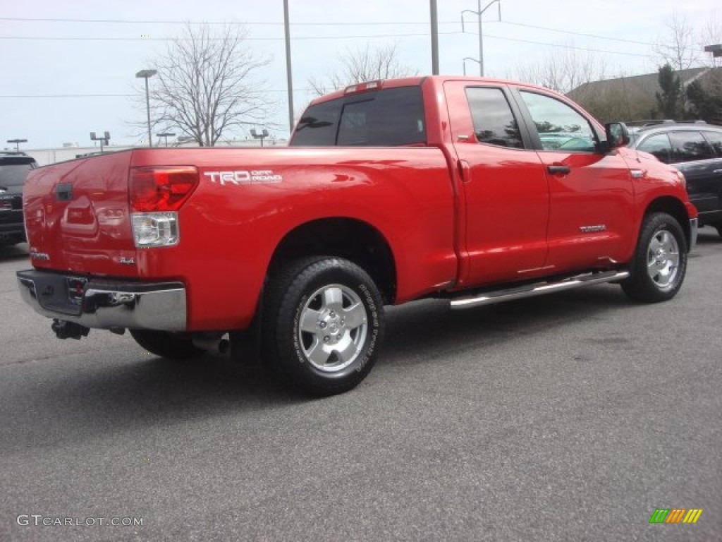 2011 Tundra TRD Double Cab 4x4 - Radiant Red / Graphite Gray photo #5