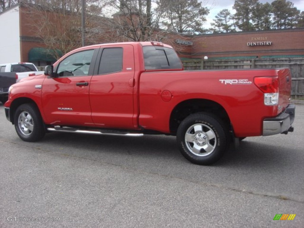 2011 Tundra TRD Double Cab 4x4 - Radiant Red / Graphite Gray photo #6