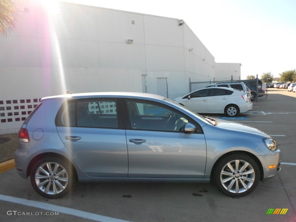Reflex Silver Metallic 2012 Volkswagen Golf 4 Door TDI Exterior Photo #77911604