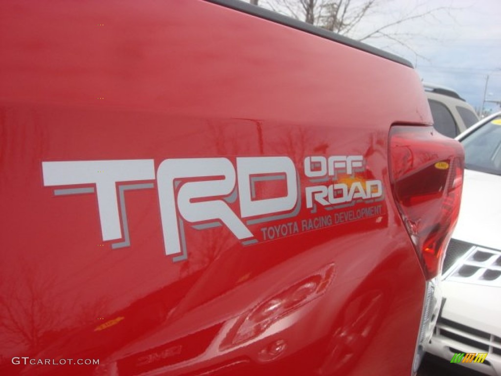2011 Tundra TRD Double Cab 4x4 - Radiant Red / Graphite Gray photo #29
