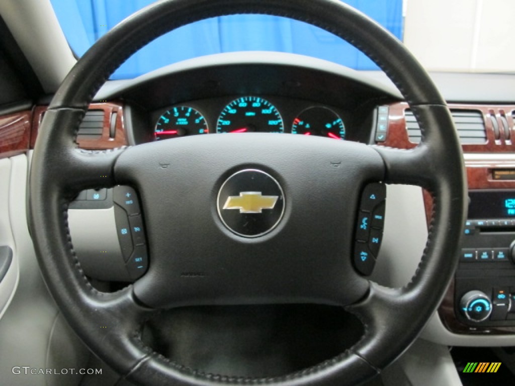 2011 Chevrolet Impala LT Gray Steering Wheel Photo #77912026