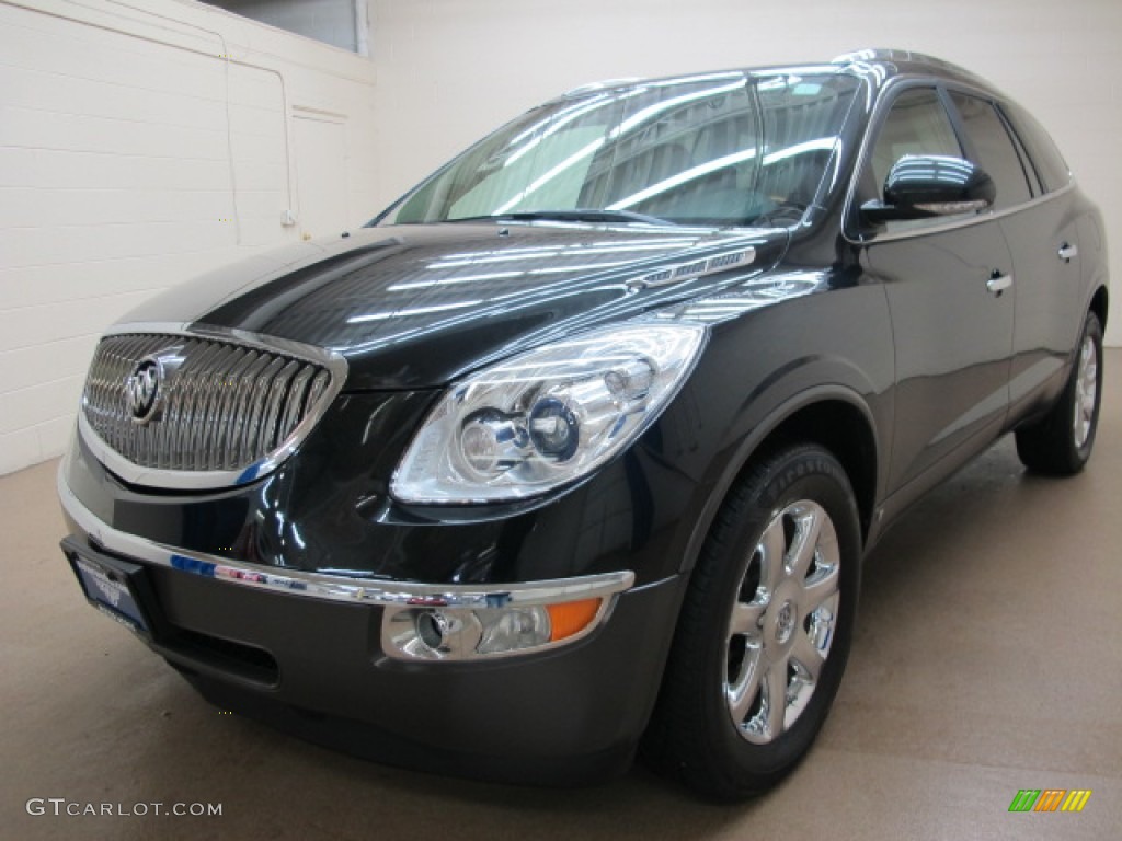 2008 Enclave CXL - Carbon Black Metallic / Cashmere/Cocoa photo #3