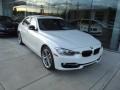 2013 Mineral White Metallic BMW 3 Series ActiveHybrid 3 Sedan  photo #2