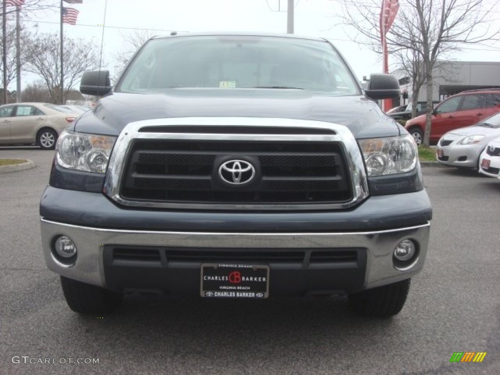 2010 Tundra Double Cab 4x4 - Slate Gray Metallic / Graphite Gray photo #8