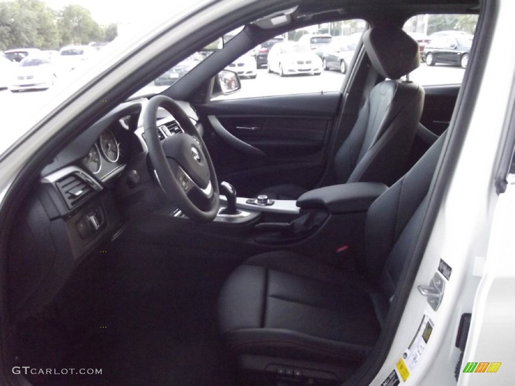 2013 3 Series ActiveHybrid 3 Sedan - Mineral White Metallic / Black photo #9