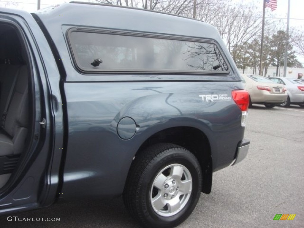 2010 Tundra Double Cab 4x4 - Slate Gray Metallic / Graphite Gray photo #14