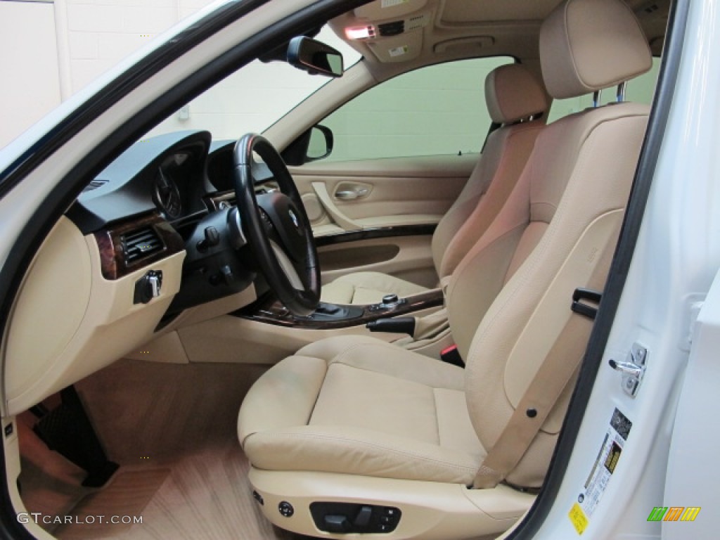 Beige Interior 2009 BMW 3 Series 335i Sedan Photo #77913460