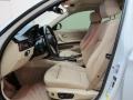 2009 BMW 3 Series Beige Interior Front Seat Photo