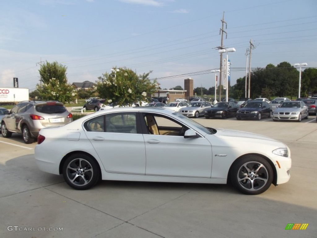 Alpine White 2012 BMW 5 Series ActiveHybrid 5 Exterior Photo #77913571