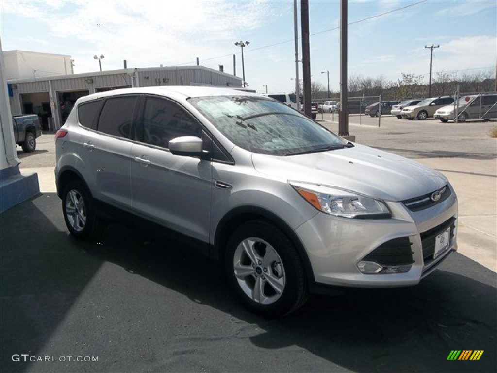 2013 Escape SE 1.6L EcoBoost - Ingot Silver Metallic / Medium Light Stone photo #9