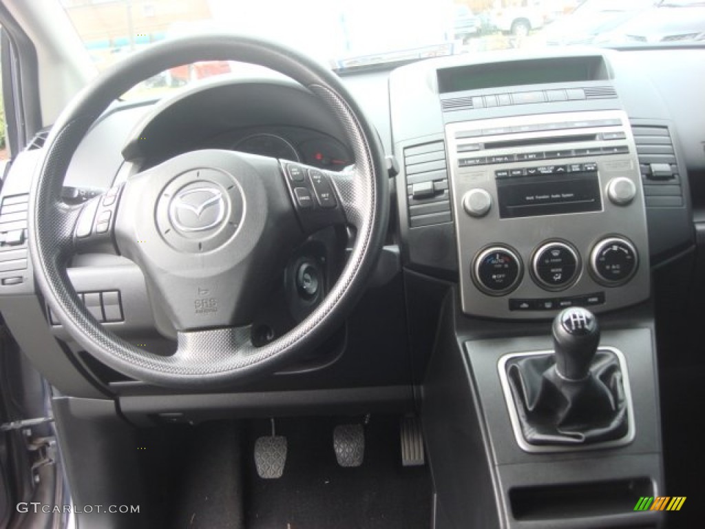 2009 Mazda MAZDA5 Sport Black Dashboard Photo #77915050